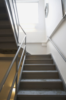 Interior of stairwell. Date : 2007