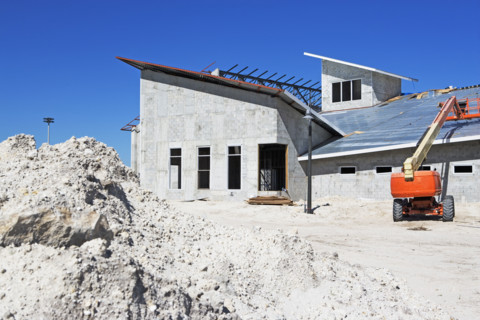 Residential construction site. Date : 2007