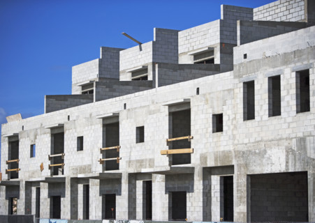 Commercial construction site. Date : 2007