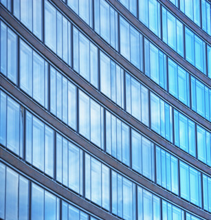 Low angle view of high rise. Date : 2007