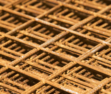 Close up of stacked metal. Date : 2007