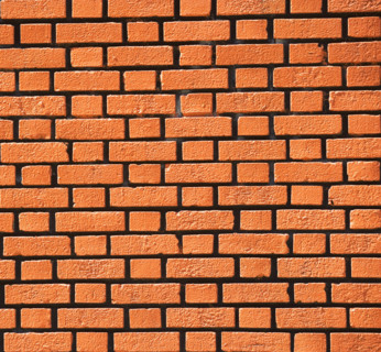 Close up of brick wall. Date : 2007