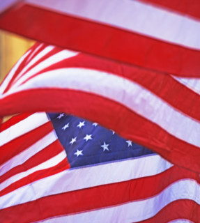American flag. Date : 2007