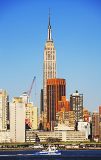 City skyline along water. Date : 2007