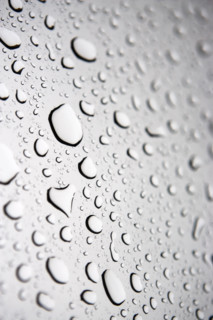 Close up of water droplets. Date : 2007