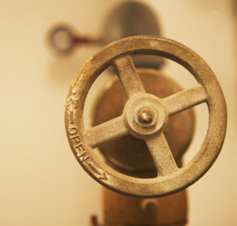 Close up of water valve. Date : 2007