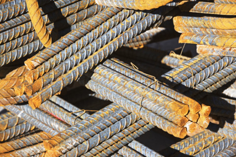 construction material, rebar. Date : 2007