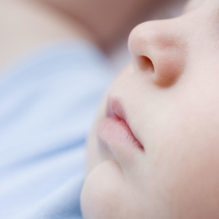 Close up of baby’s face. Date : 2007