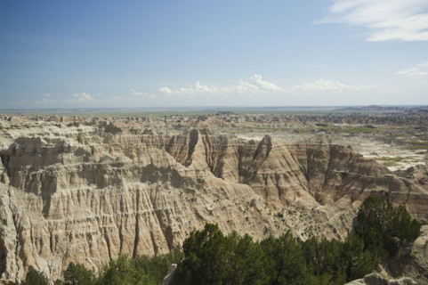 Scenic view of canyons. Date : 2007