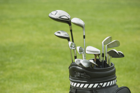 Close up of golf bag. Date : 2007