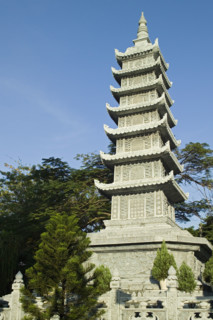 Vinh Nghiem Pagoda Ho Chi Minh City Saigon Vietnam . Date : 2006