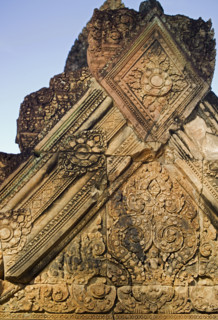Ancient Temple Angkor Wat Banteay Srei Cambodia Khmer. Date : 2006