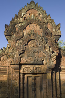 Ancient Temple Angkor Wat Banteay Srei Cambodia Khmer. Date : 2006