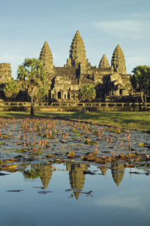Ancient Temple Angkor Thom Angkor Wat Bayon Cambodia. Date : 2006