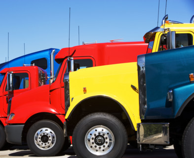 trucks in a row. Date : 2008