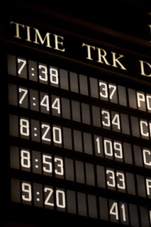 departure/arrival board. Date : 2008
