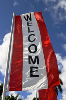 welcome banner. Date : 2008