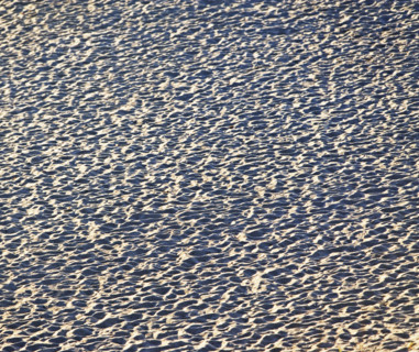 High angle view of sand. Date : 2008