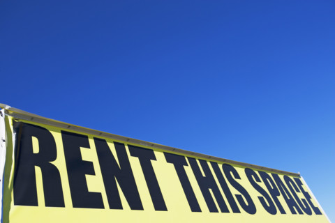 rent space sign. Date : 2008