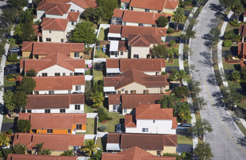aerial of housing community. Date : 2008