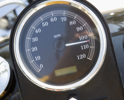 Close up of speedometer. Date : 2008