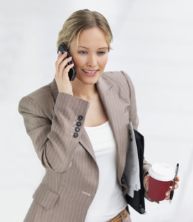 Businesswoman on the move. Date : 2008