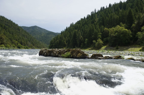 Scenic view of whitewater river. Date : 2008