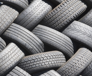 Pile of used tires. Date: 2008