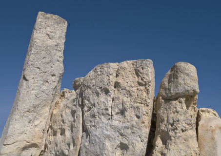 Hagar Qim, Megalithic temple, Malta.