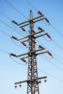 Old electricity pylon. Date : 2008
