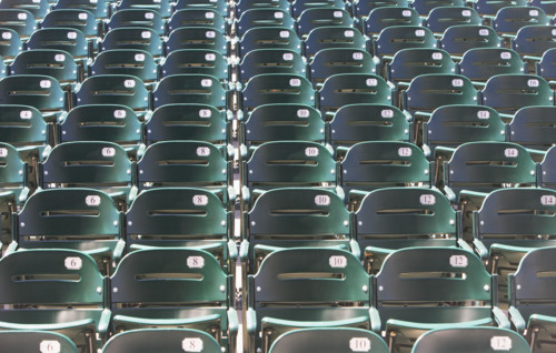Stadium seating. Date : 2008