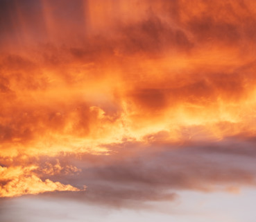 Golden clouds in sky. Date : 2008