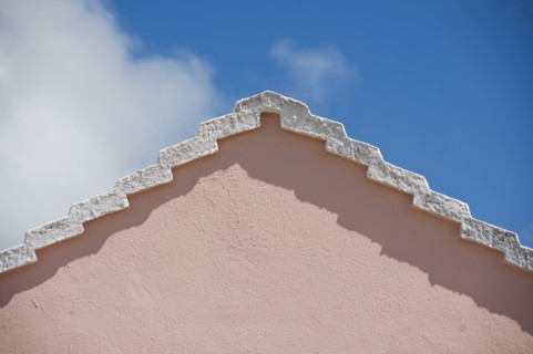 Roof peak in Bermuda.