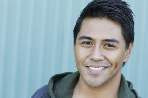 Close up of smiling man. Date : 2008