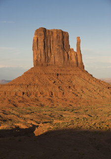 Monument Valley butte, Utah.