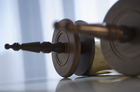Torah scroll.
