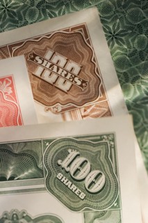 Old corporate bonds.