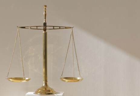 Scale of justice.