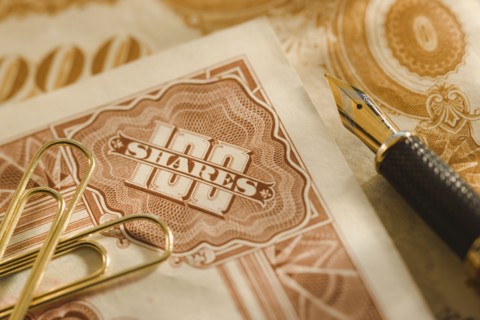 Old corporate bonds.
