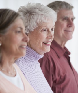 Portrait of senior adults.