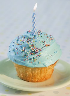Close up of cupcake. Photographe : Jamie Grill