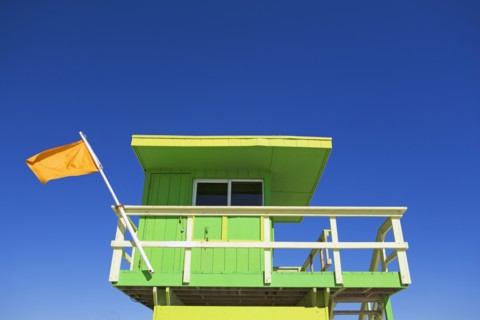 Lifeguard stand. Photographe : fotog