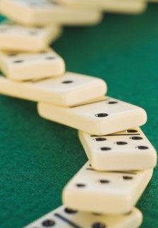Close up dominos. Photographe : Christopher Grill