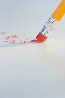 Close up of pencil eraser. Photographe : Daniel Grill