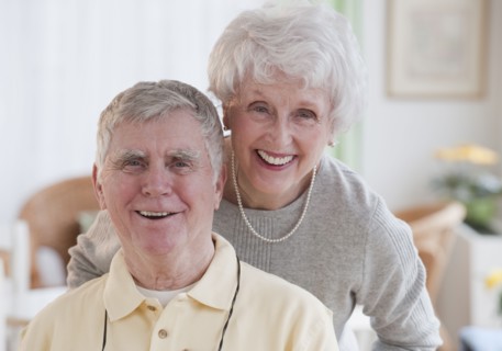 Portrait of senior couple.