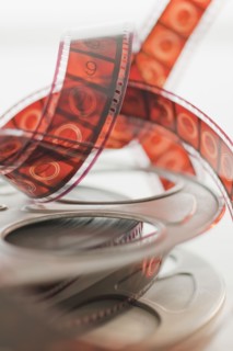 Close up of film.