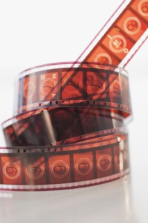 Close up of film.