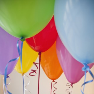 Colorful balloons.