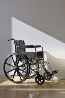 Wheelchair.