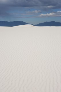 Dunes de sable blanc